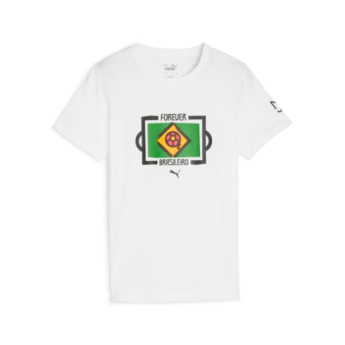 Neymar Jr tricou de copii Neymar Jr Brasileiro white