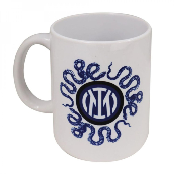 Inter Milano cană Bianco Logo
