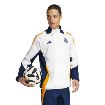 Real Madrid geacă de fotbal pentru bărbați Presentation white