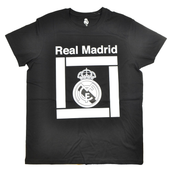 Real Madrid tricou de bărbați Square black