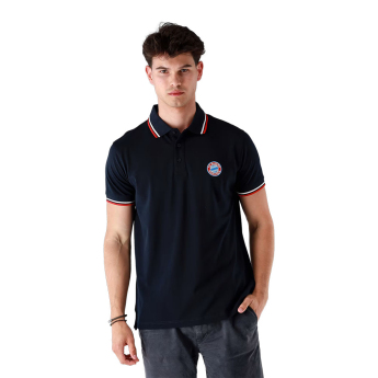 Bayern München tricou polo Essential navy