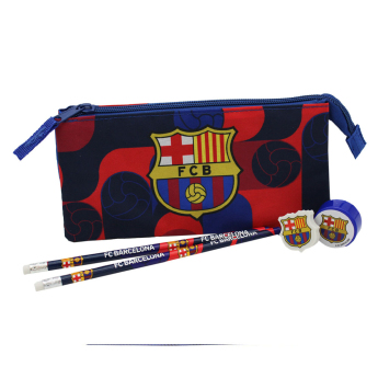 FC Barcelona set de scris Triple Pencil
