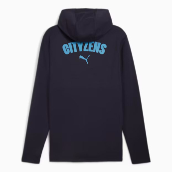 Manchester City hanorac de bărbați cu glugă Casuals navy
