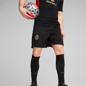 AC Milan pantaloni scurți de fotbal Training black