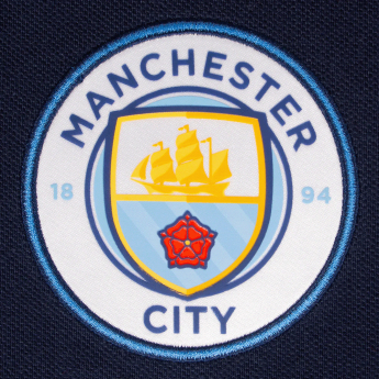 Manchester City tricou polo Contrast navy