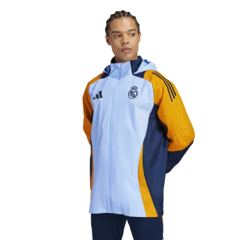 Real Madrid geacă de fotbal pentru bărbați Allweather globlue