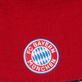 Bayern München căciulă de iarnă Reversible red-navy