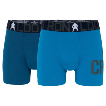 Cristiano Ronaldo boxeri de copii 2pack CR7 Bamboo blue