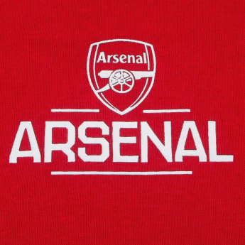 FC Arsenal hanorac de bărbați cu glugă Zip red