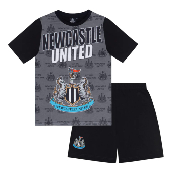 Newcastle United pijamale de copii Text black