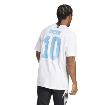 Lionel Messi tricou de bărbați MESSI Name and number white