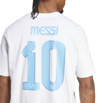 Lionel Messi tricou de bărbați MESSI Name and number white