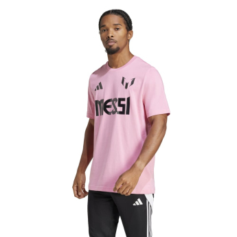 Lionel Messi tricou de bărbați MESSI Name and number pink