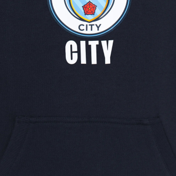 Manchester City hanorac cu glugă pentru copii Hoody navy