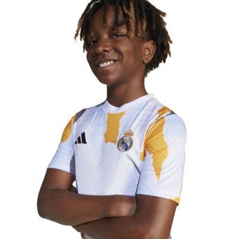 Real Madrid tricou de fotbal pentru copii 24/25 pre-match
