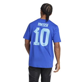 Lionel Messi tricou de bărbați MESSI Name and number blue