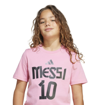 Lionel Messi tricou de copii MESSI Name and number pink
