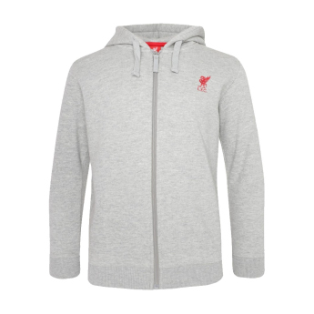 FC Liverpool hanorac cu glugă pentru copii Zip grey
