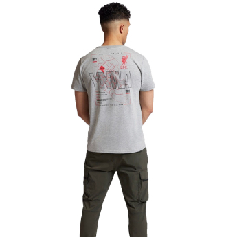 FC Liverpool tricou de bărbați Anfiled Map grey