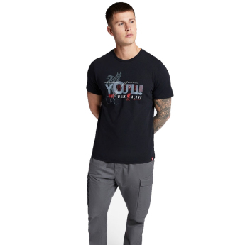 FC Liverpool tricou de bărbați YNWA Line black