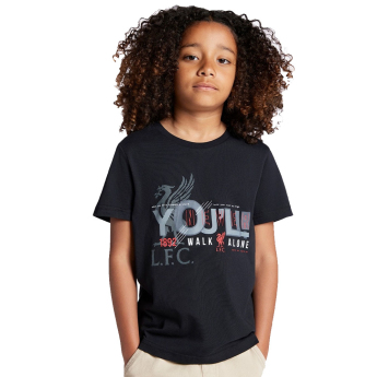 FC Liverpool tricou de copii YNWA Line black