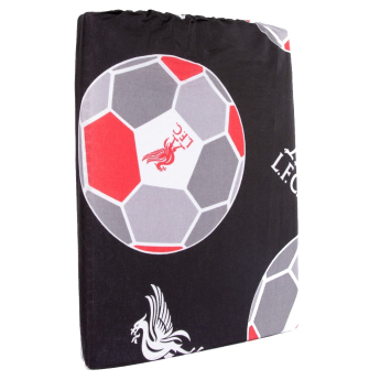 FC Liverpool cearșaf pentru un pat Ball black