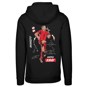 Bayern München hanorac de bărbați cu glugă Kane black