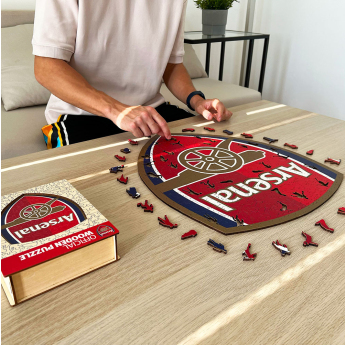 FC Arsenal puzzle din lemn Crest 150 ks