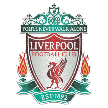 FC Liverpool puzzle din lemn Crest 150 ks