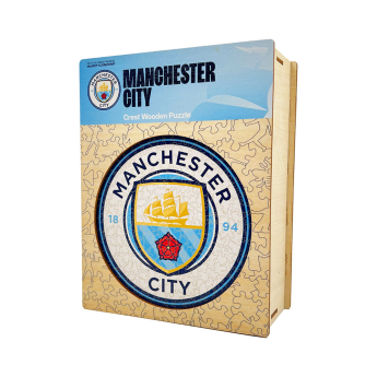 Manchester City puzzle din lemn Crest 150 pcs