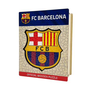 FC Barcelona puzzle din lemn Crest 150 pcs