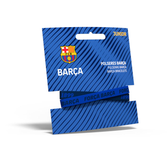 FC Barcelona brățară de cauciuc pentru copii Locked blue