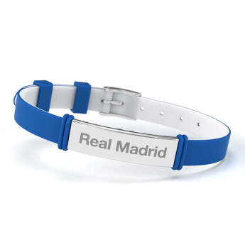 Real Madrid brătară din silicon fashion blue