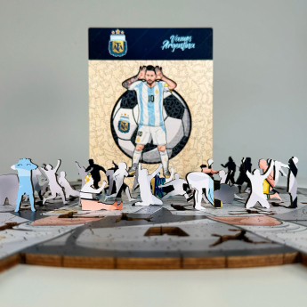 Echipa națională de fotbal puzzle din lemn Argentina Messi 270 pcs