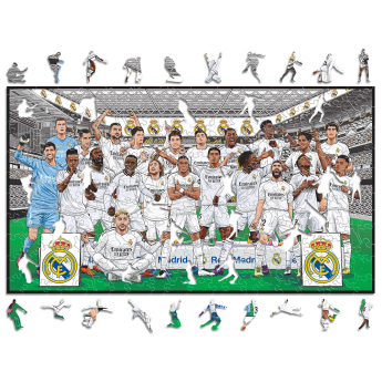 Real Madrid puzzle din lemn Team 500 pcs