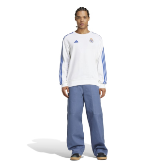 Real Madrid hanorac de bărbați DNA Sweat white