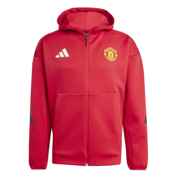 Manchester United geacă de bărbați cu glugă Z.N.E. red
