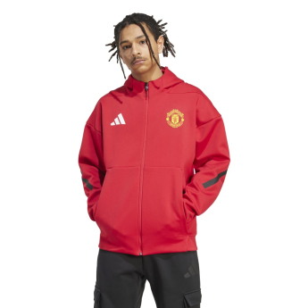 Manchester United geacă de bărbați cu glugă Z.N.E. red