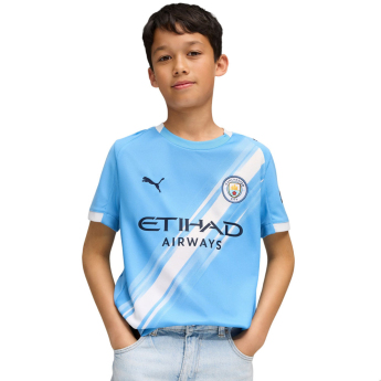 Manchester City tricou de fotbal pentru copii official replica 25/26 home