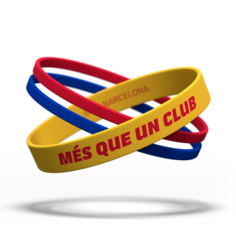FC Barcelona brățară de cauciuc pentru copii Locked yellow