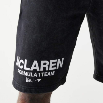 Mclaren Honda pantaloni scurți pentru bărbați NE wordmark balck F1 Team 2025