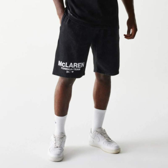 Mclaren Honda pantaloni scurți pentru bărbați NE wordmark balck F1 Team 2025