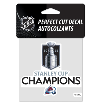 Colorado Avalanche abțibild 2022 Stanley Cup Champions Perfect-Cut Decal