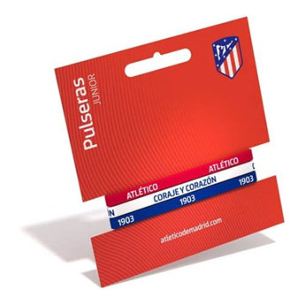 Atletico Madrid brățară de cauciuc pentru copii 3pack Tricolor