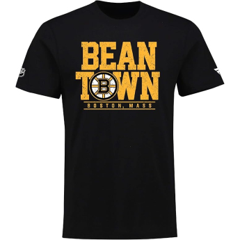 Boston Bruins tricou de bărbați Hometown Hockey Bean Town black
