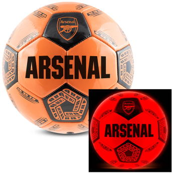 FC Arsenal balon de fotbal LED Glow Football - size 5