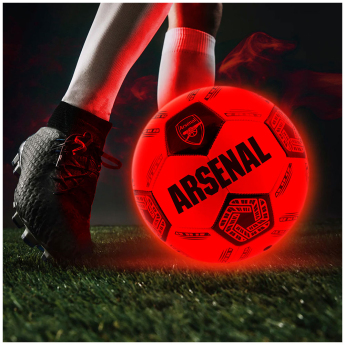 FC Arsenal balon de fotbal LED Glow Football - size 5