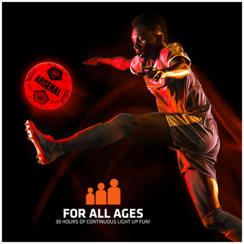 FC Arsenal balon de fotbal LED Glow Football - size 5