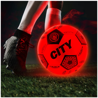 Manchester City balon de fotbal LED Glow Football - size 5