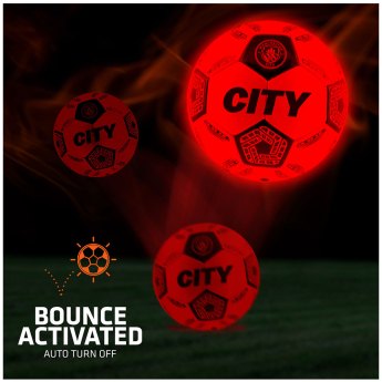 Manchester City balon de fotbal LED Glow Football - size 5